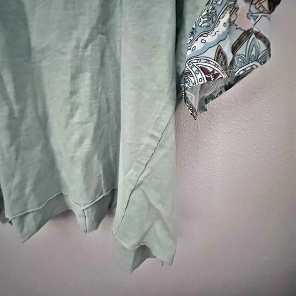 GOGIO + PLUS | NWT Boutique Blouse Crochet Boho Detail Ruffle Dolman | Size XL - Picture 6 of 10